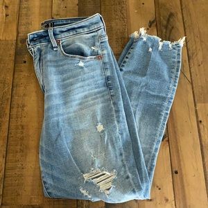 Abercrombie super skinny ankle high rise